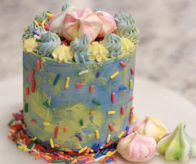 Sprinkle Mini Cake - Cake by pam02