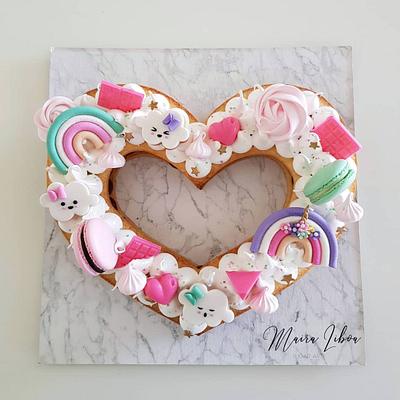 Heart cake - Cake by Maira Liboa
