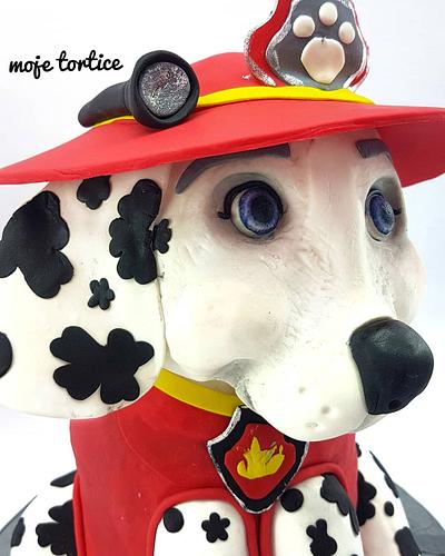 Marshall Paw patrol 3d cake - Cake by My little cakes