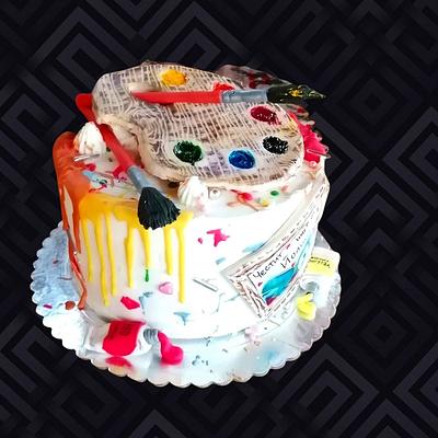 Paint Art cake - Cake by Desislavako