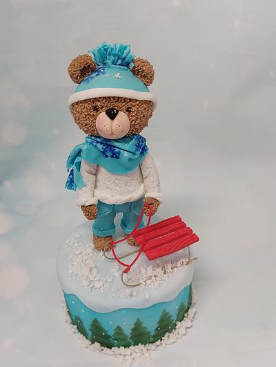 Teddy bear - Cake by Ela