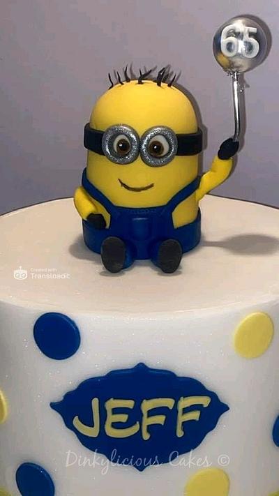 Minion Cake - Cake by Dinkylicious Cakes