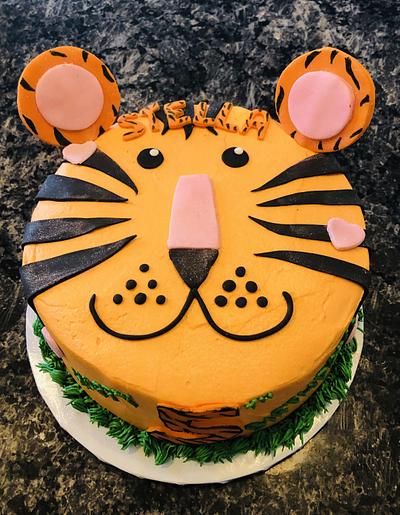 Cartoon tiger birthday - Cake by MerMade