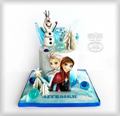 "Frozen" - Cake by Aspasia Stamou
