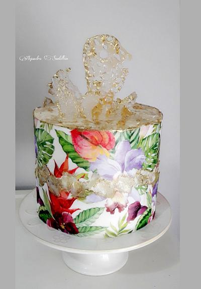 Faultlinecake  - Cake by Alejandra Santillán