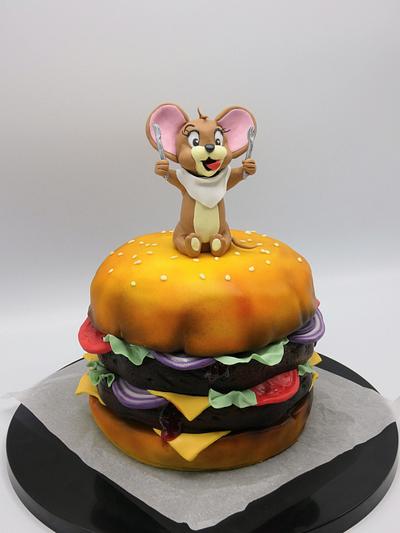Hamburger  - Cake by Olina Wolfs