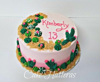 Cactus Birthday Cake - Cake by Donna Tokazowski- Cake Hatteras, Martinsburg WV