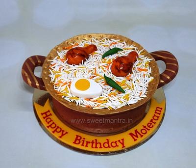Biryani in a pot cake - Cake by Sweet Mantra Homemade Customized Cakes Pune