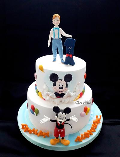 Micky.... anniversary - Cake by  Diana Aluaş