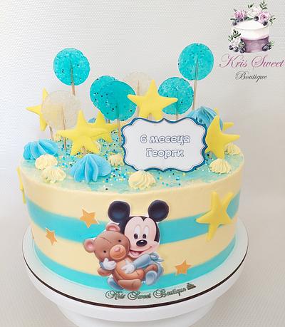 Baby Mickey Mouse - Cake by Kristina Mineva
