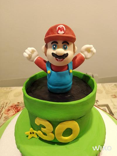 cake topper super mario - Cake by Littlesweety cake
