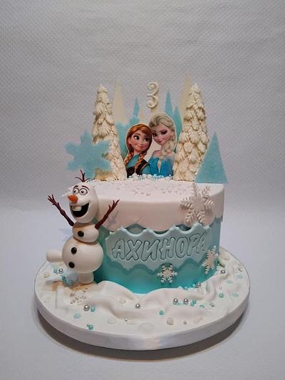 Frozen - Cake by Dari Karafizieva