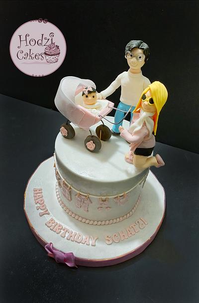 Stroller baby girl cake👧🏻💕 - Cake by Hend Taha-HODZI CAKES