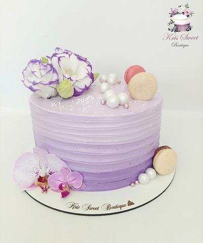 Purple beauty 💜  - Cake by Kristina Mineva