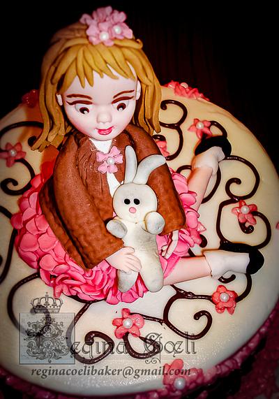 Clare and bunny - Cake by Regina Coeli Baker