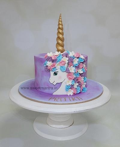 Unicorn pretty cake - Cake by Sweet Mantra Homemade Customized Cakes Pune