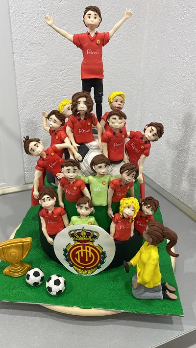 Football team! - Cake by Cinta Barrera