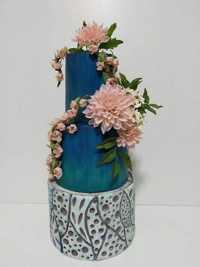 Art of pottery an international cake art collaboration - Cake by Nesrindinc_sugarflorist 