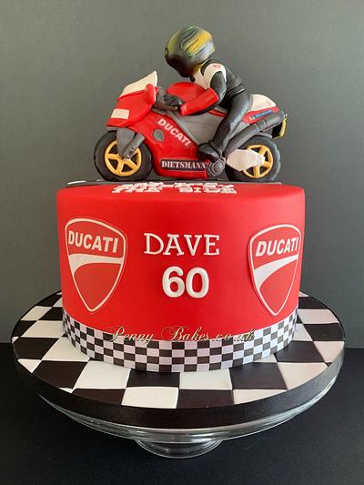 Ducati bike cake - Cake by Popsue