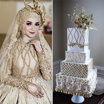 Hijab Bridal Dresses by Couture Cakers Intl 2020 - Cake by Joanne Wieneke