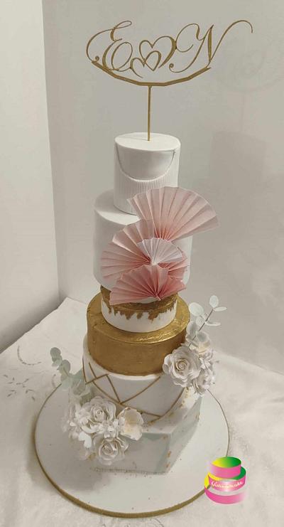 Weddingcake  - Cake by Ruth - Gatoandcake