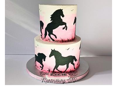 Spirit Horse Birthday Cake - Cake by Donna Tokazowski- Cake Hatteras, Martinsburg WV