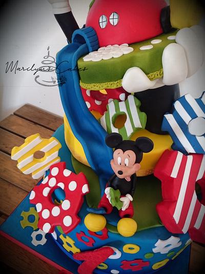 Mickey mouse cake - Cake by Marilyn' s Cakes 