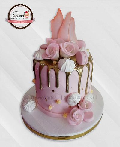 Torta con Drip cake - Cake by Sweet Art Pastelería & repostería