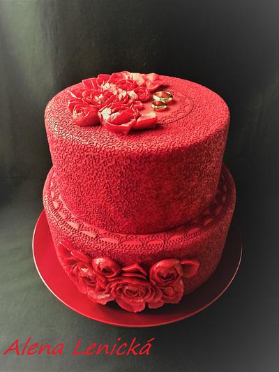 Wedding cake - Cake by lenicka
