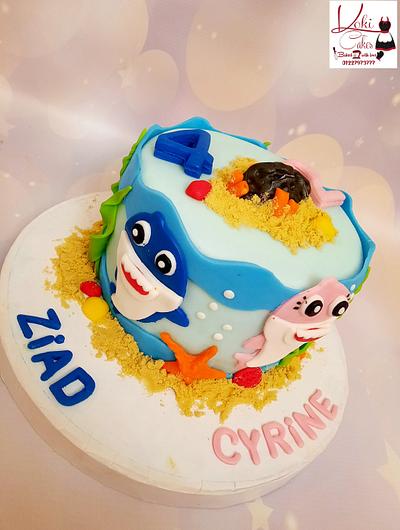 "Baby Shark cake" - Cake by Noha Sami