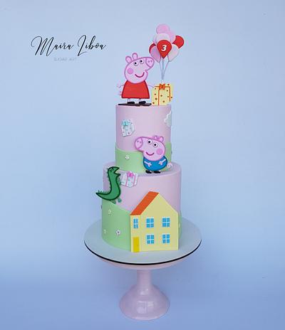 Peppa pig - Cake by Maira Liboa