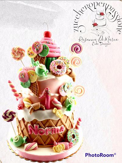 Sweet Candy Cake - Cake by zuccheroperpassione
