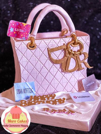 Dior Shopping Bag Cake – Da Cakes Houston