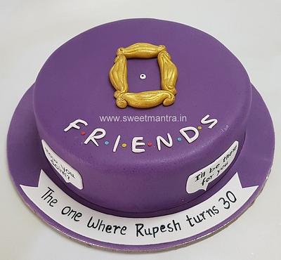 FRIENDS frame cake - Cake by Sweet Mantra Homemade Customized Cakes Pune