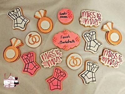 "Bachelorette party cookies" - Cake by Noha Sami