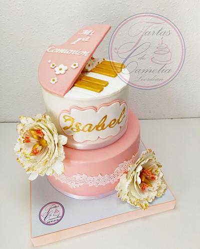 TARTA COMUNION ISABEL - Cake by Camelia