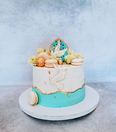 Christening cake  - Cake by alenascakes