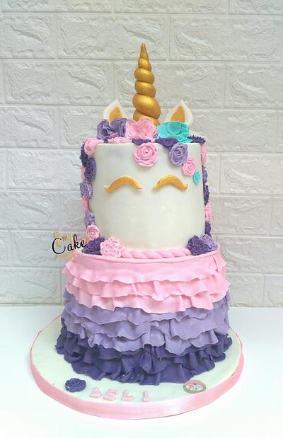 Unicorn cake - Cake by emycakesdamnhor