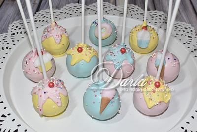 Sweets themed cakepops - Cake by Daria Albanese