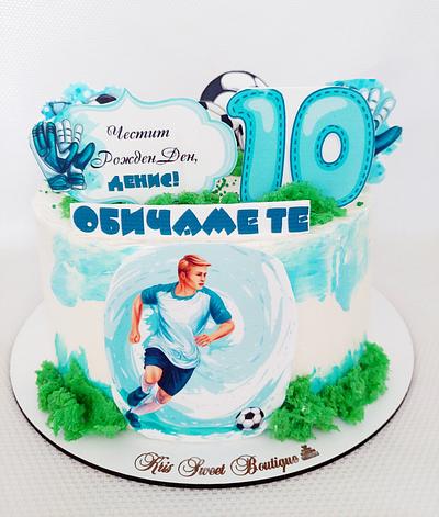 Football cake  - Cake by Kristina Mineva