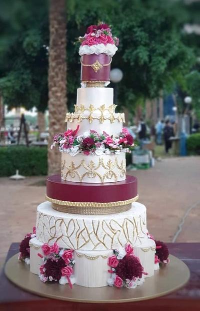 wedding cake  - Cake by Sara_Elbehiery