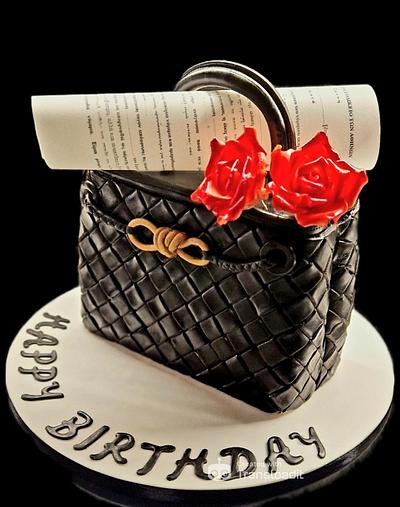 Bottega Veneta bag - Cake by WhenEffieDecidedToBake