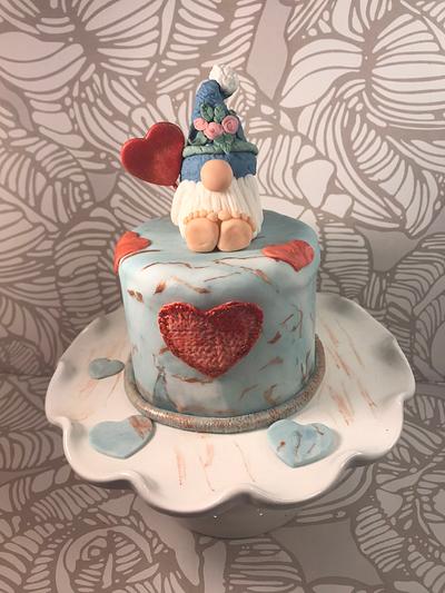 Mini Valentine’s Cake - Cake by June ("Clarky's Cakes")