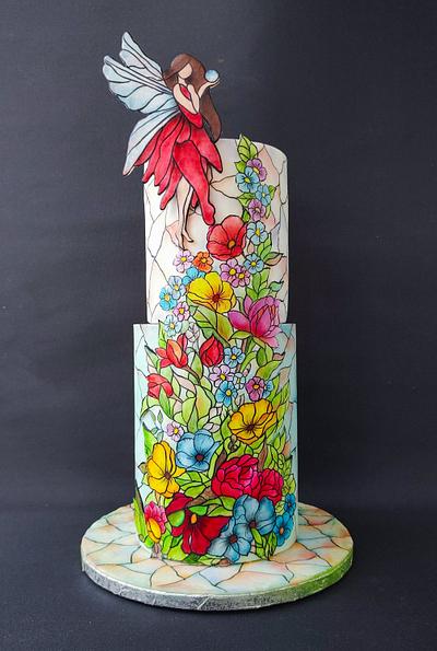 Stained Glass collaboration  - Cake by Mischell