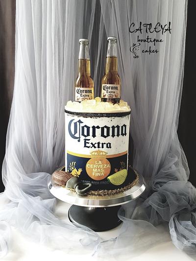 Double corona beer - Cake by Kristina 