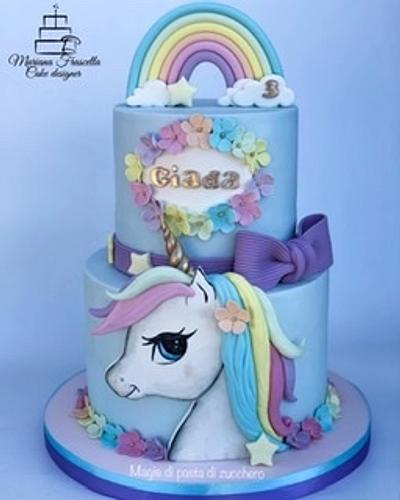 Unicorn cake  - Cake by Mariana Frascella