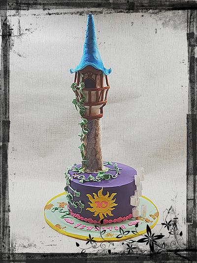 Tangled cake  - Cake by The Custom Piece of Cake