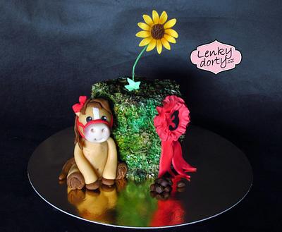 Cakes for the equestrian competition Working equitation - children category - Cake by Lenkydorty