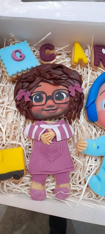 Cookies for kids birthday  - Cake by Heba Selim