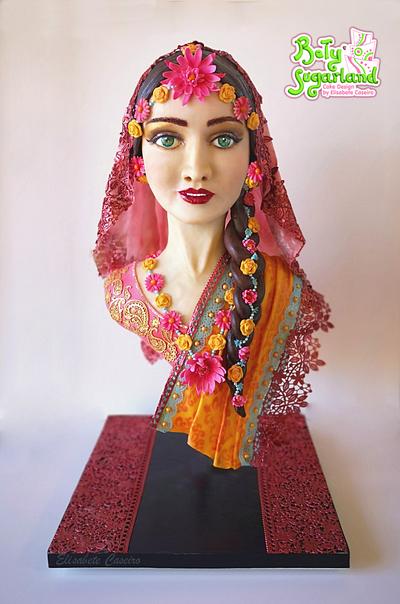Elina - Magnificent Bangladesh collaboration - Cake by Bety'Sugarland by Elisabete Caseiro 